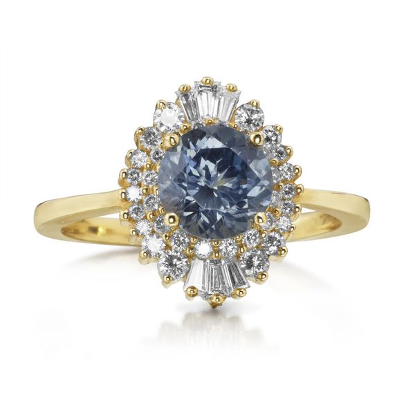 Yellow Gold Sapphire Ring Hart's Jewelers Grants Pass, OR
