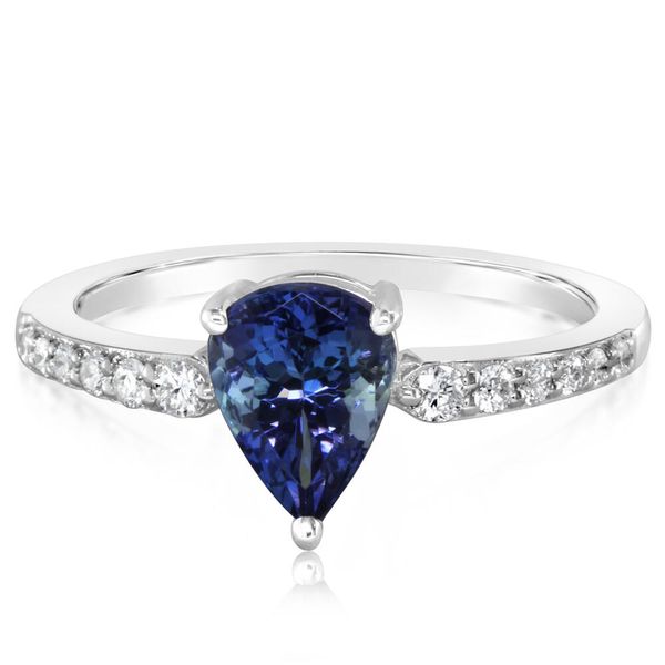 White Gold Tanzanite Ring Timmreck & McNicol Jewelers McMinnville, OR