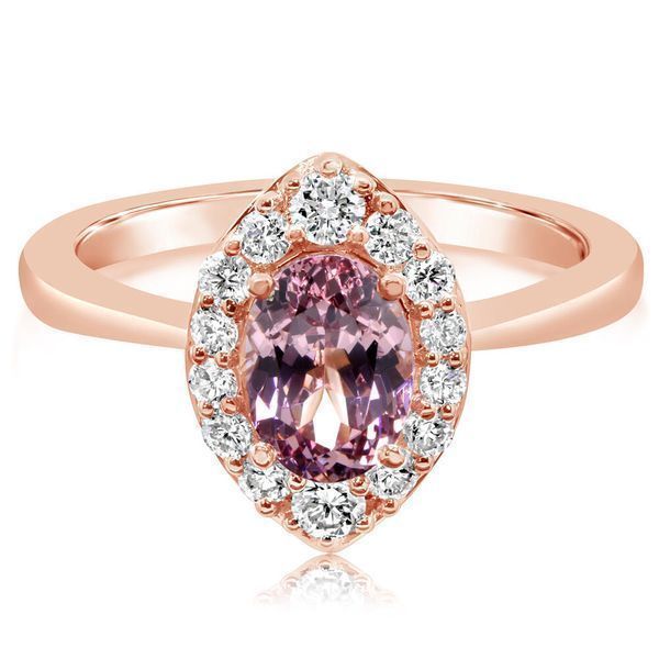 Rose Gold Lotus Garnet Ring Mar Bill Diamonds and Jewelry Belle Vernon, PA