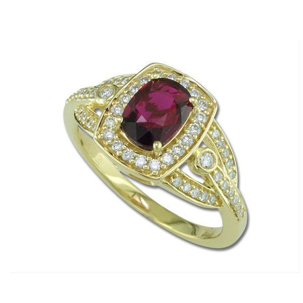 Yellow Gold Ruby Ring Blue Marlin Jewelry, Inc. Islamorada, FL