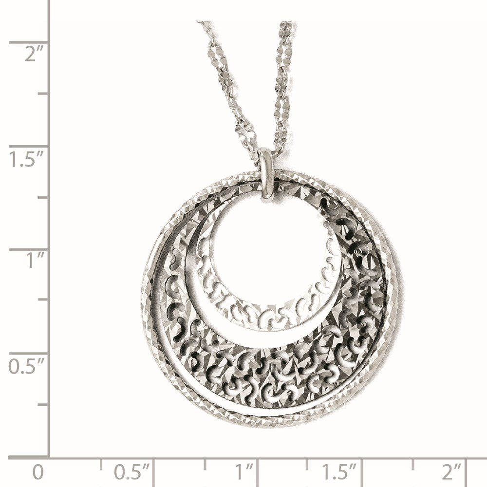 Sterling Silver Necklace Image 2 Diamonds Direct St. Petersburg, FL