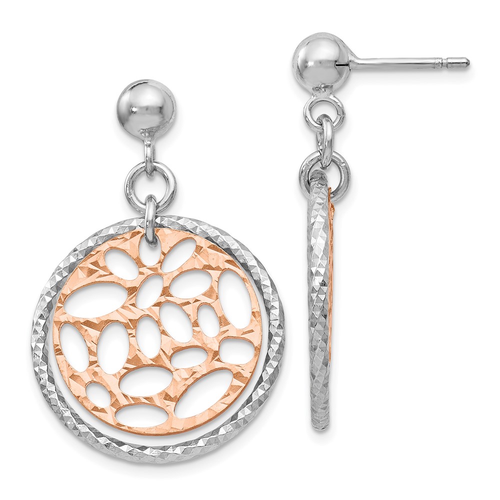 Sterling Silver Dangle Earrings Diamonds Direct St. Petersburg, FL