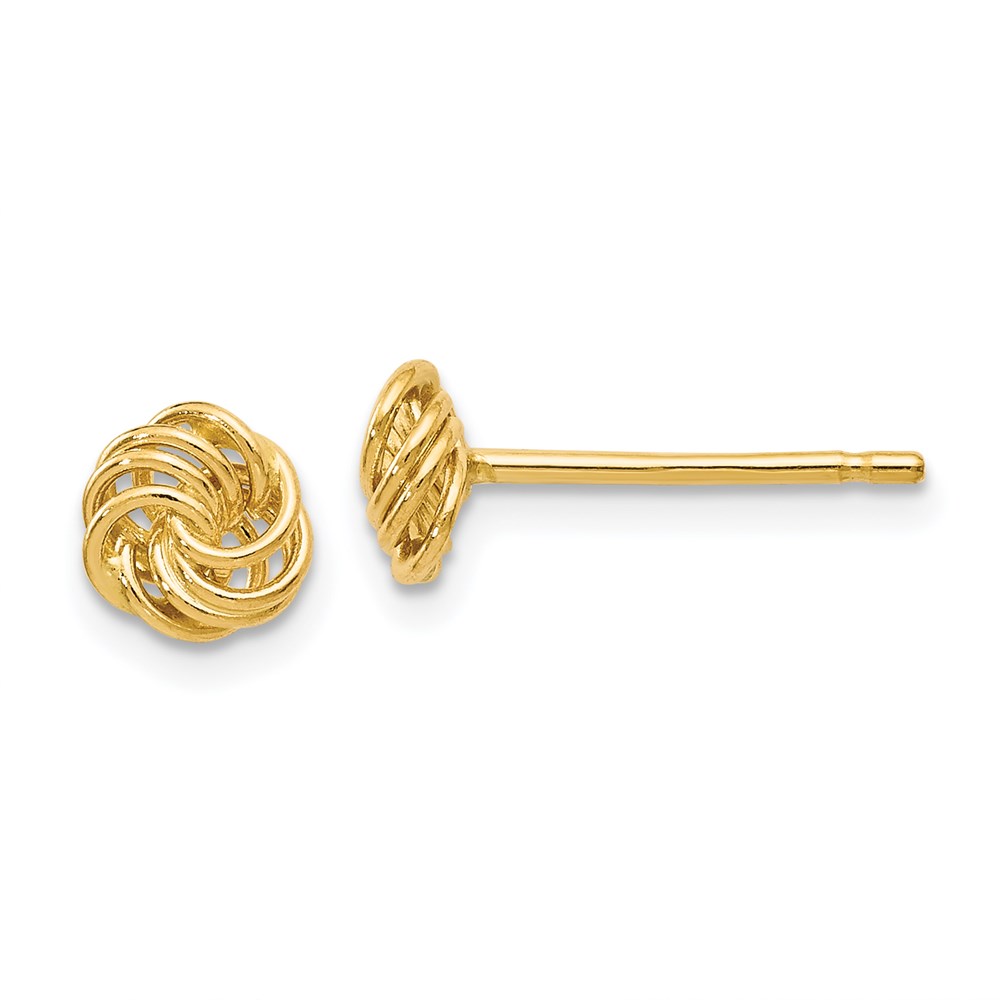 14K Yellow Gold Polished Earrings Gold Wolff Jewelers Flagstaff, AZ