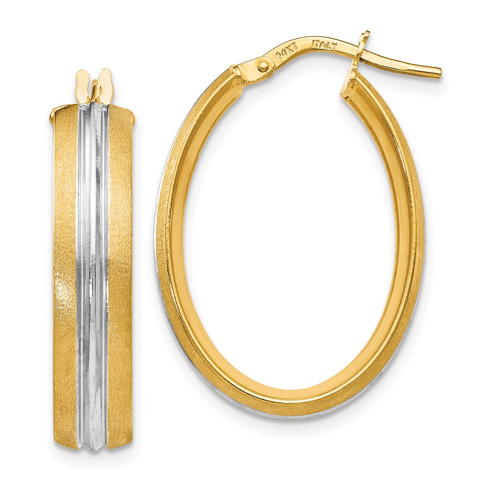 14K Yellow Gold Textured Hoop Earrings Brummitt Jewelry Design Studio LLC Raleigh, NC