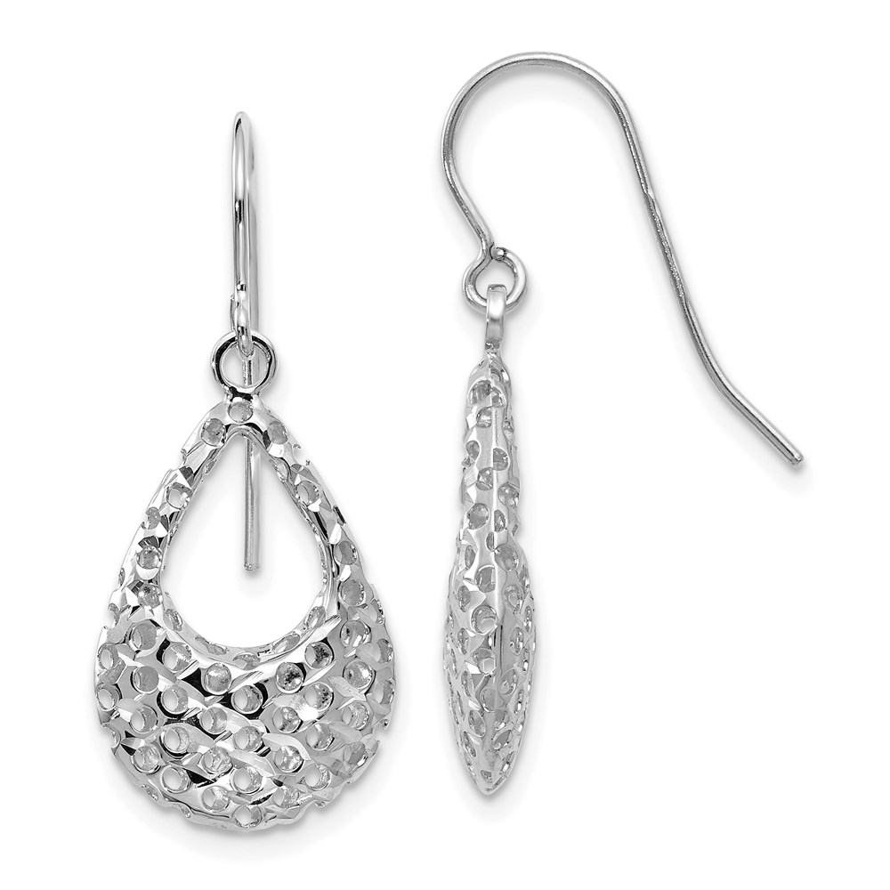 14K White Gold Earrings Brummitt Jewelry Design Studio LLC Raleigh, NC