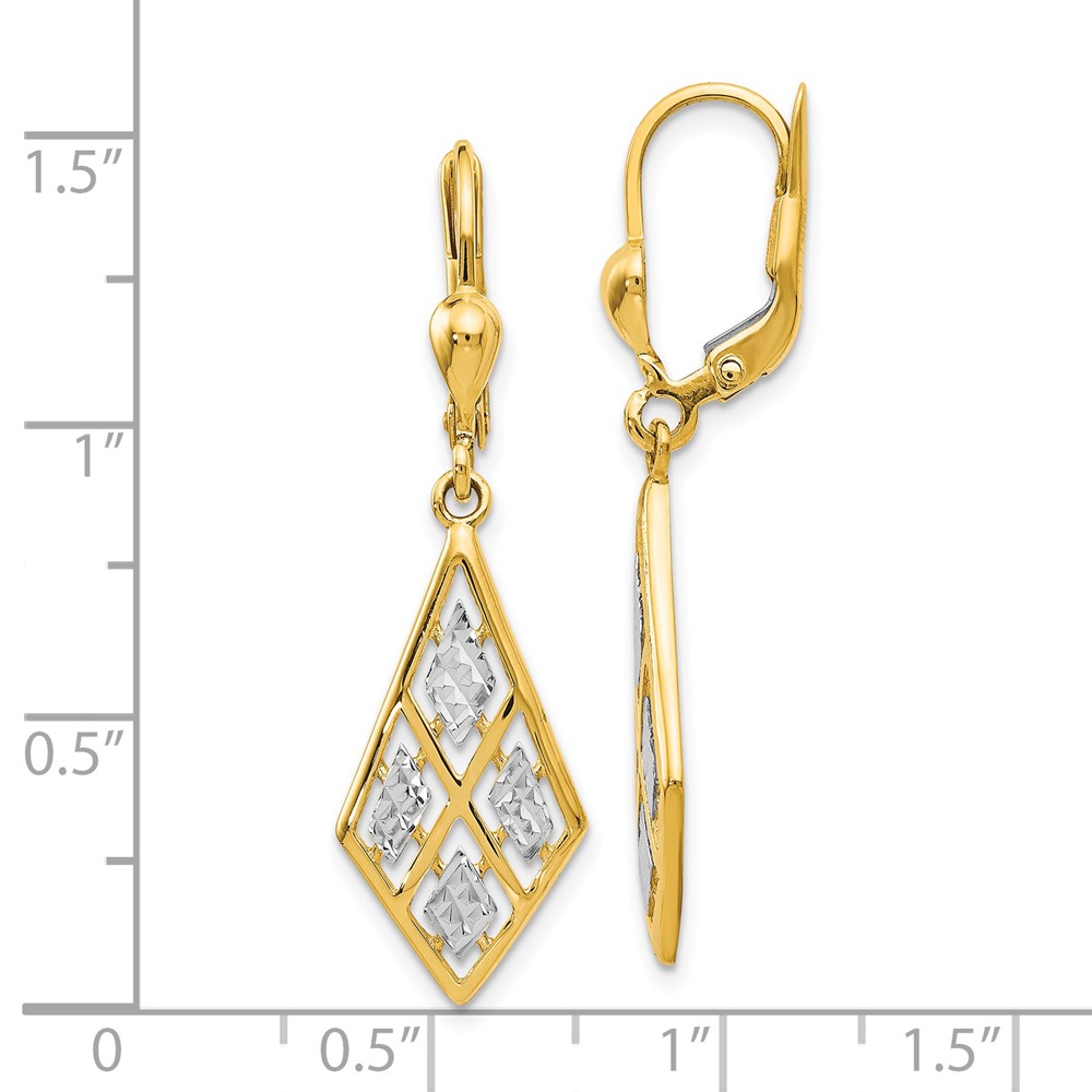 14K Yellow Gold Earrings Image 3 Raleigh Diamond Fine Jewelry Raleigh, NC