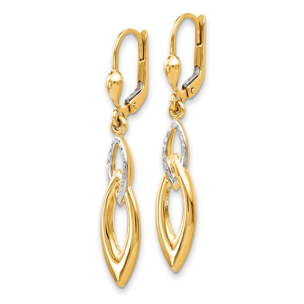 14K Yellow Gold Earrings Image 2 Brummitt Jewelry Design Studio LLC Raleigh, NC