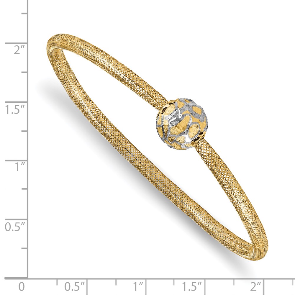 14K Yellow Gold Polished Bracelet Image 2 Raleigh Diamond Fine Jewelry Raleigh, NC