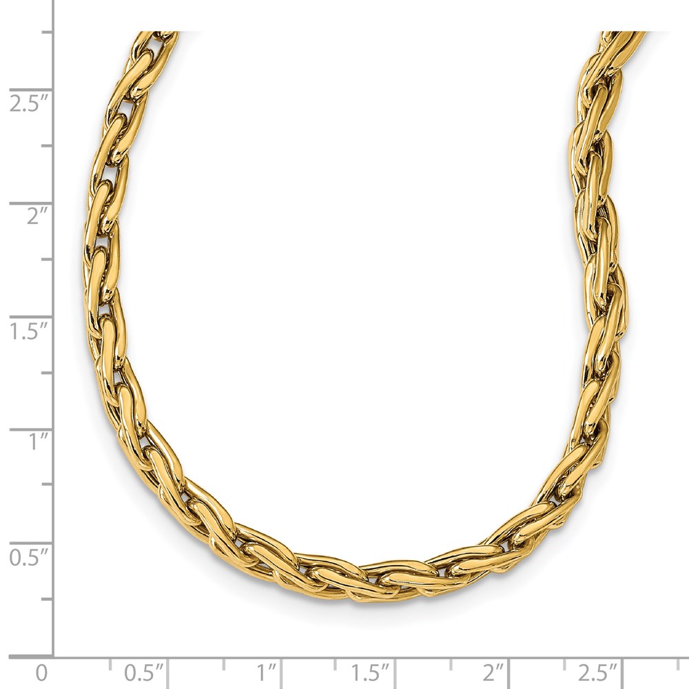 14K Yellow Gold Polished Necklace Image 4 Johnson Jewellers Lindsay, ON