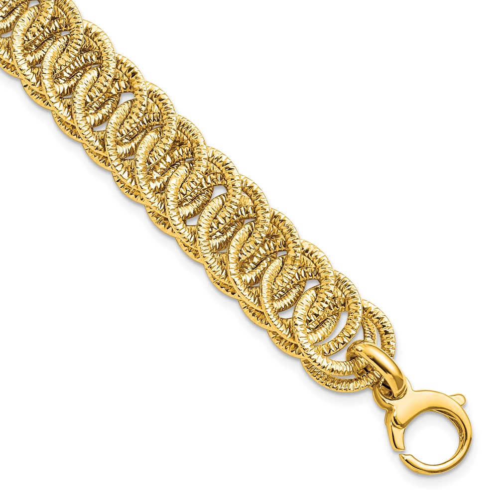 14K Yellow Gold Polished Bracelet Lennon's W.B. Wilcox Jewelers New Hartford, NY