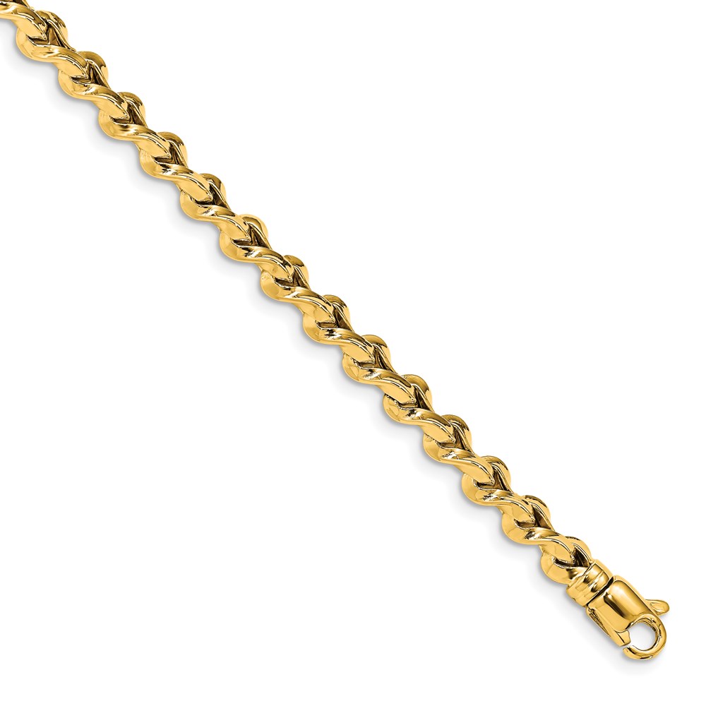 14K Yellow Gold Polished Bracelet Raleigh Diamond Fine Jewelry Raleigh, NC