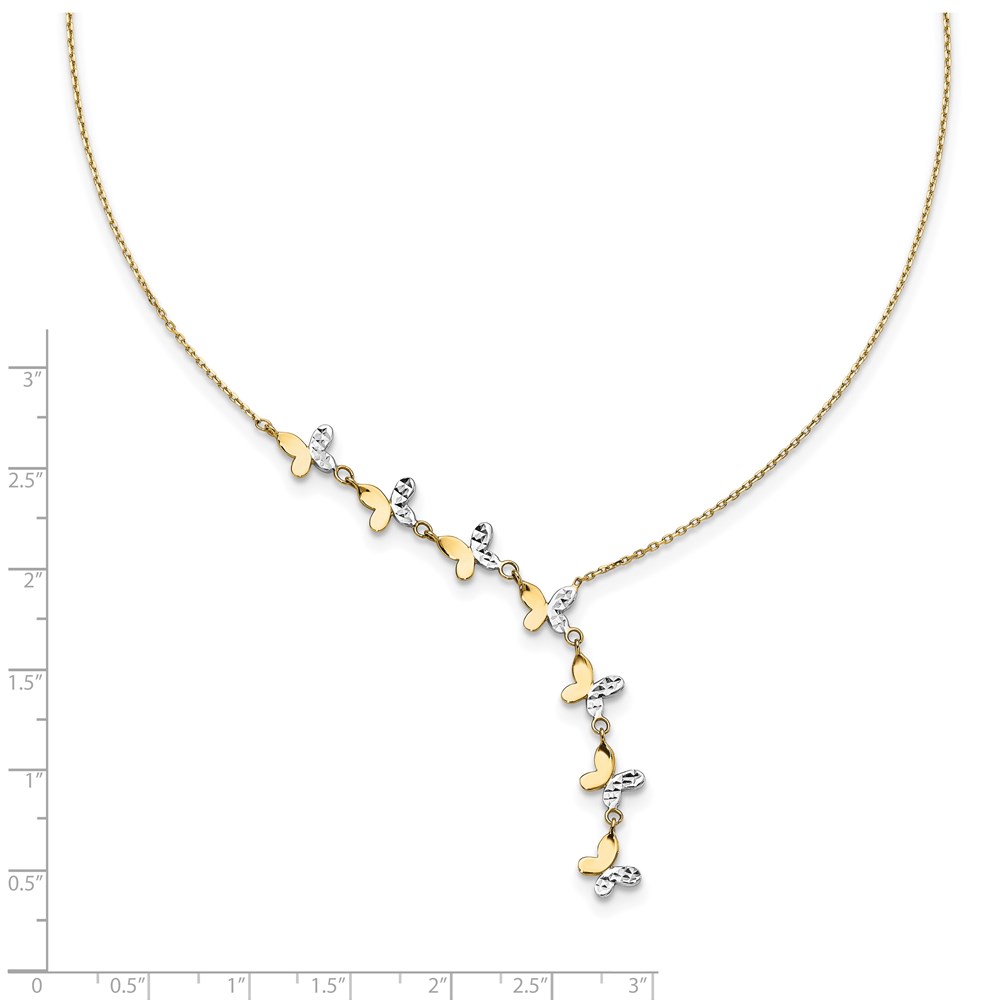 14K Yellow Gold Polished Necklace Image 4 Raleigh Diamond Fine Jewelry Raleigh, NC