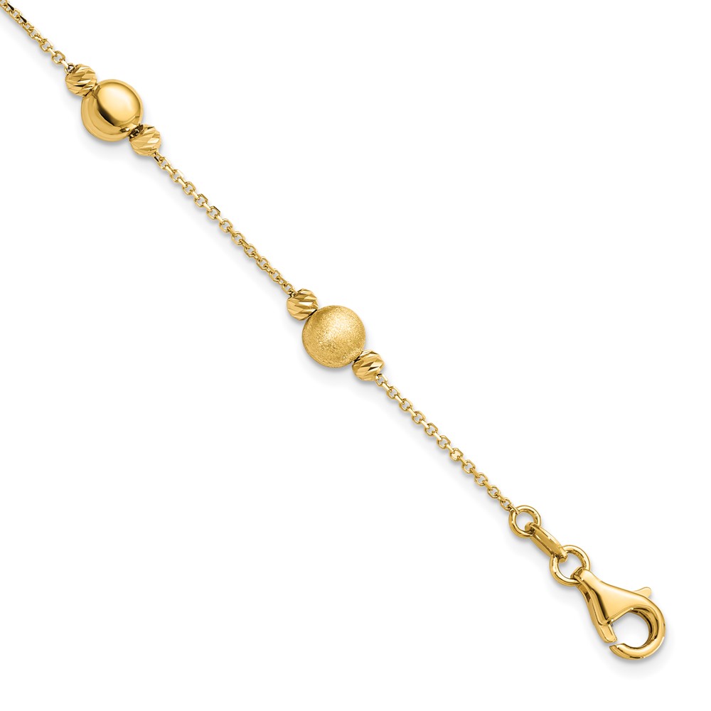 14K Yellow Gold Polished Bracelet Johnson Jewellers Lindsay, ON