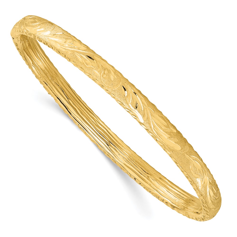 Hammered Gold Bangle Bracelet – Beksan Designs