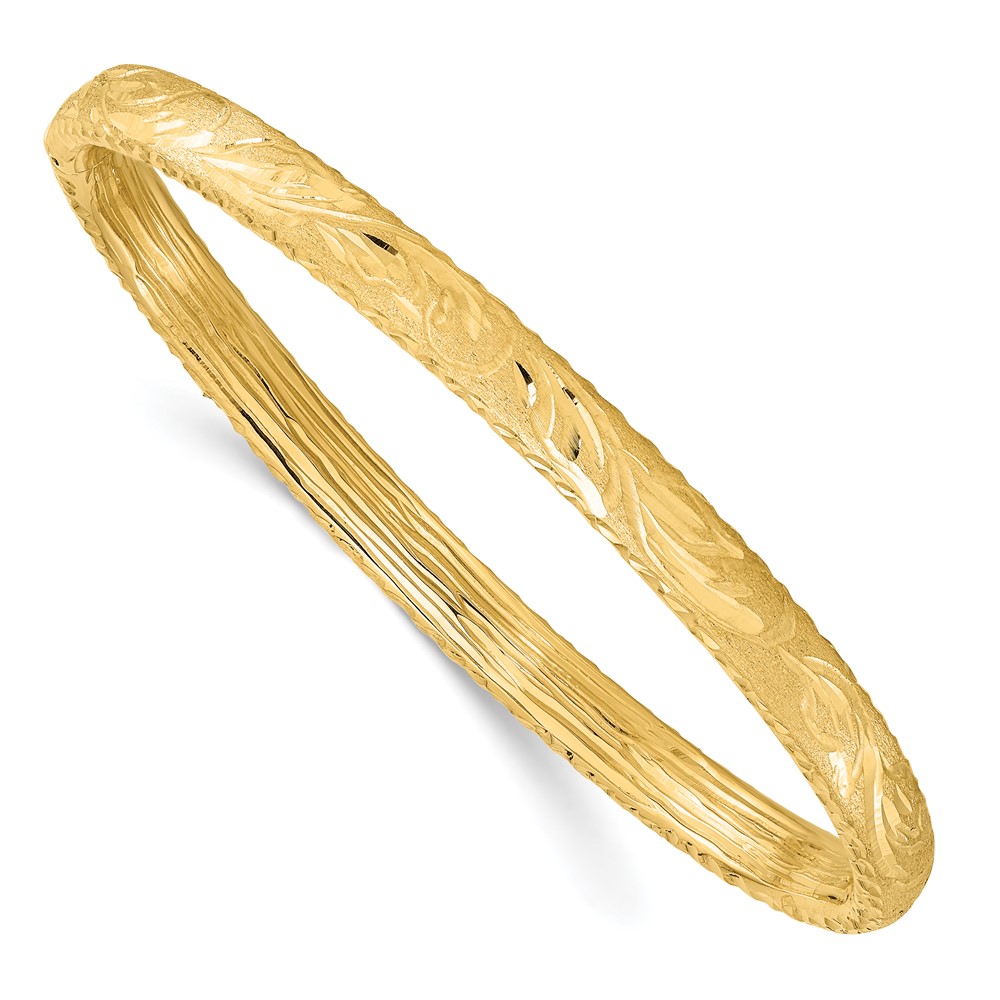 14k Yellow Gold Bangle Bracelet Lf446 14ky Windham Windham Jewelers Windham Me 14k Yellow Gold Bangle Bracelet Lf446 14ky Windham Windham Jewelers Windham Me