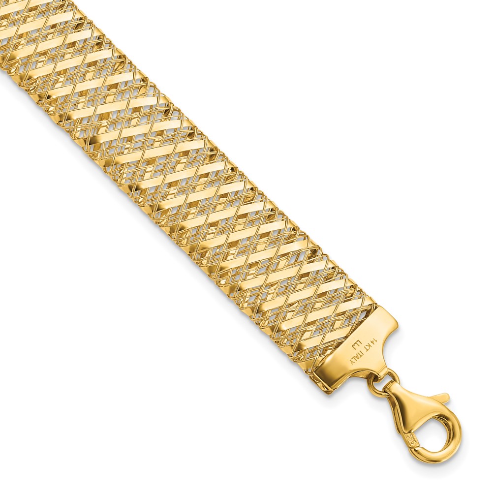 14K Yellow Gold Bracelet Raleigh Diamond Fine Jewelry Raleigh, NC