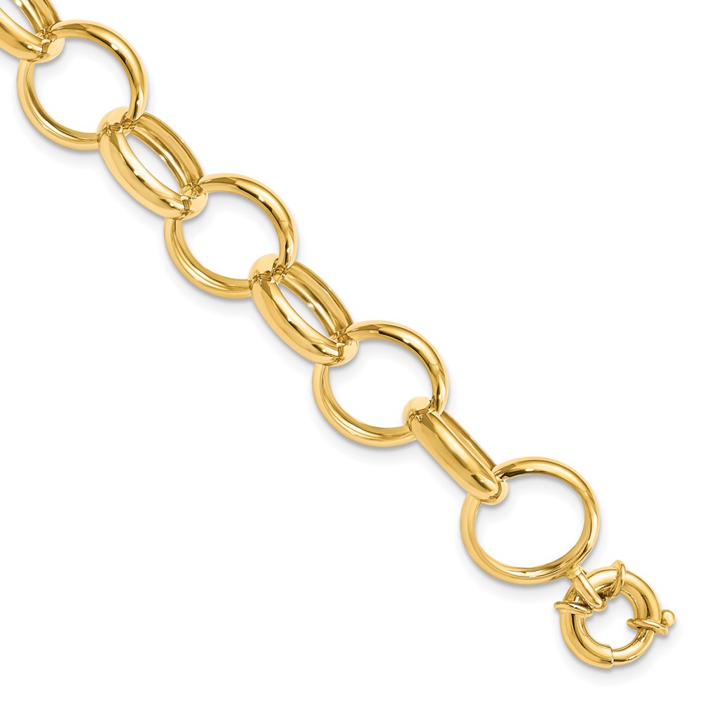 14K Yellow Gold Bracelet Raleigh Diamond Fine Jewelry Raleigh, NC