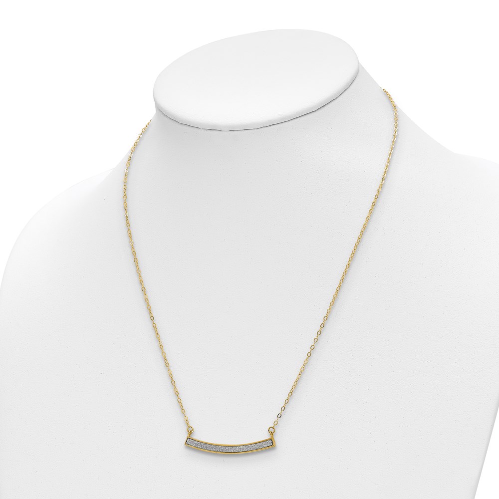 14K Yellow Gold Polished Necklace Image 4 Raleigh Diamond Fine Jewelry Raleigh, NC