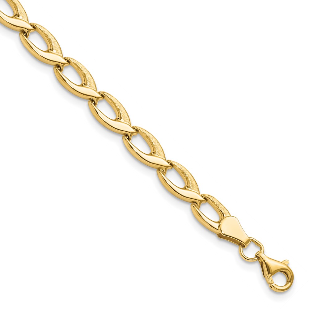 14K Yellow Gold Link Bracelet Johnson Jewellers Lindsay, ON