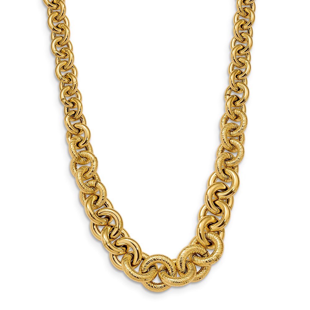 14K Yellow Gold Polished Necklace Johnson Jewellers Lindsay, ON