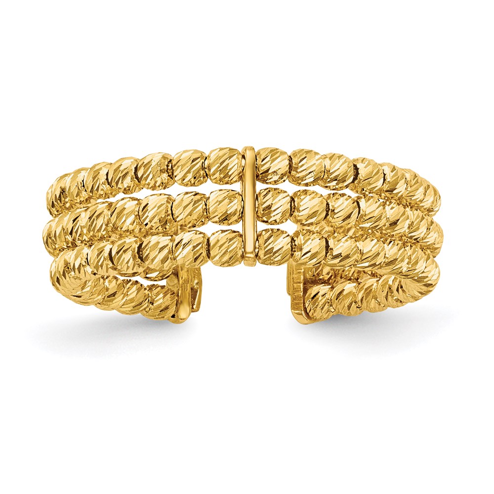 14K Yellow Gold Polished Fashion Ring Johnson Jewellers Lindsay, ON