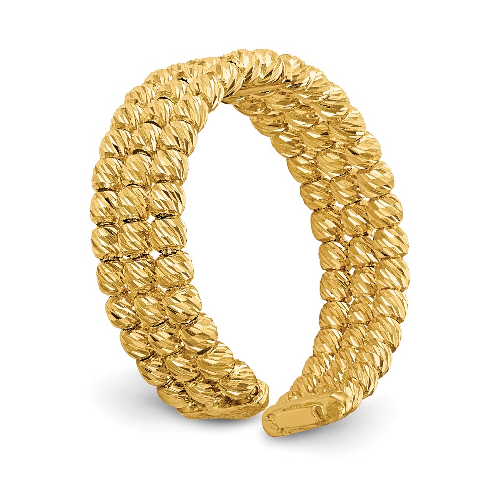 14K Yellow Gold Polished Fashion Ring Image 5 Johnson Jewellers Lindsay, ON