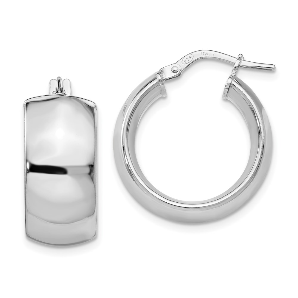 Sterling Silver Hoop Earrings Brummitt Jewelry Design Studio LLC Raleigh, NC
