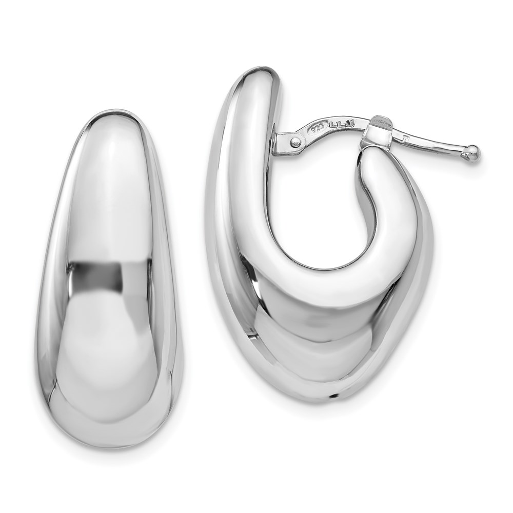 Sterling Silver Polished Dangle Earrings Brummitt Jewelry Design Studio LLC Raleigh, NC