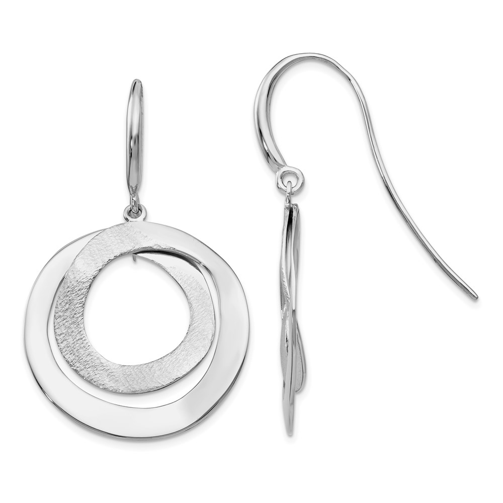 Sterling Silver Textured Dangle Earrings Brummitt Jewelry Design Studio LLC Raleigh, NC
