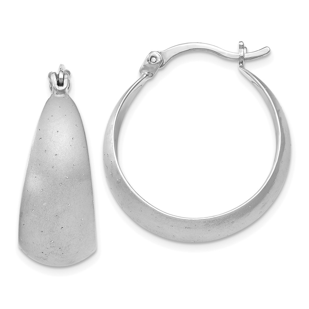 Sterling Silver Hoop Earrings Brummitt Jewelry Design Studio LLC Raleigh, NC