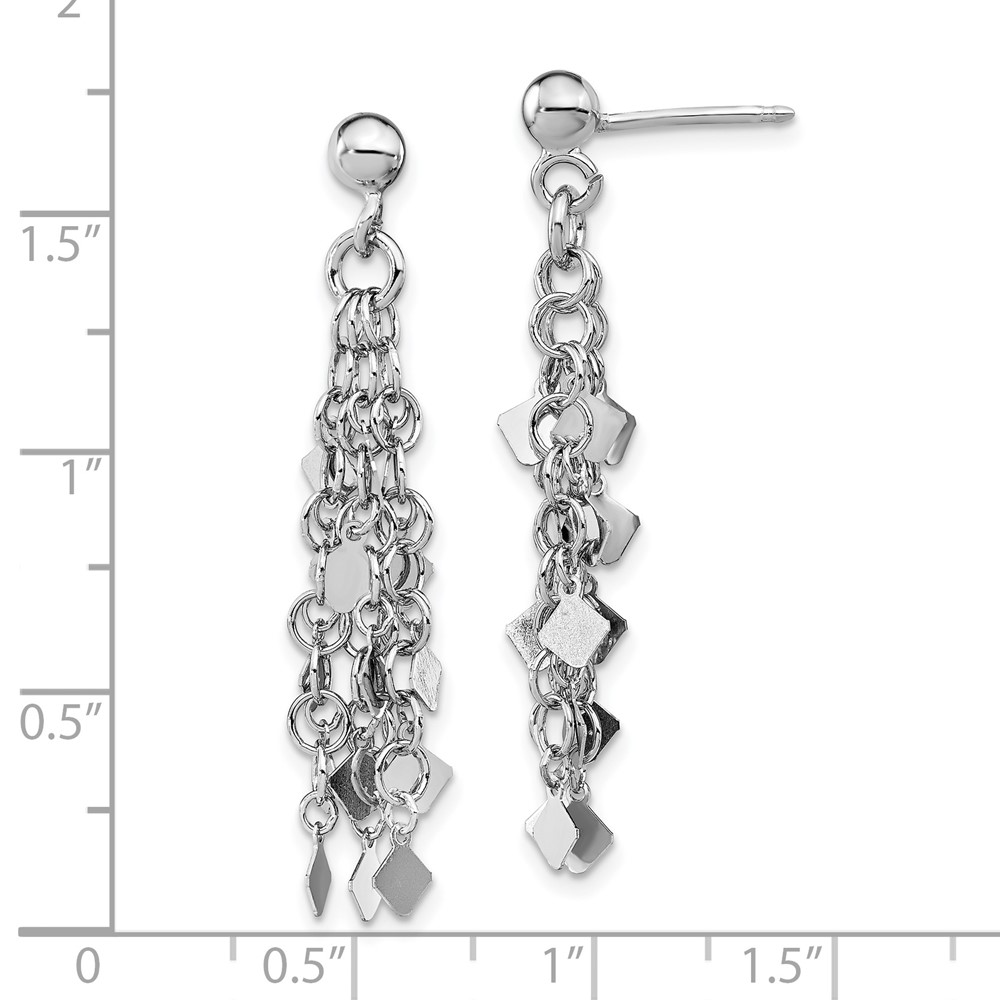 Sterling Silver Dangle Earrings Image 3 A. C. Jewelers LLC Smithfield, RI