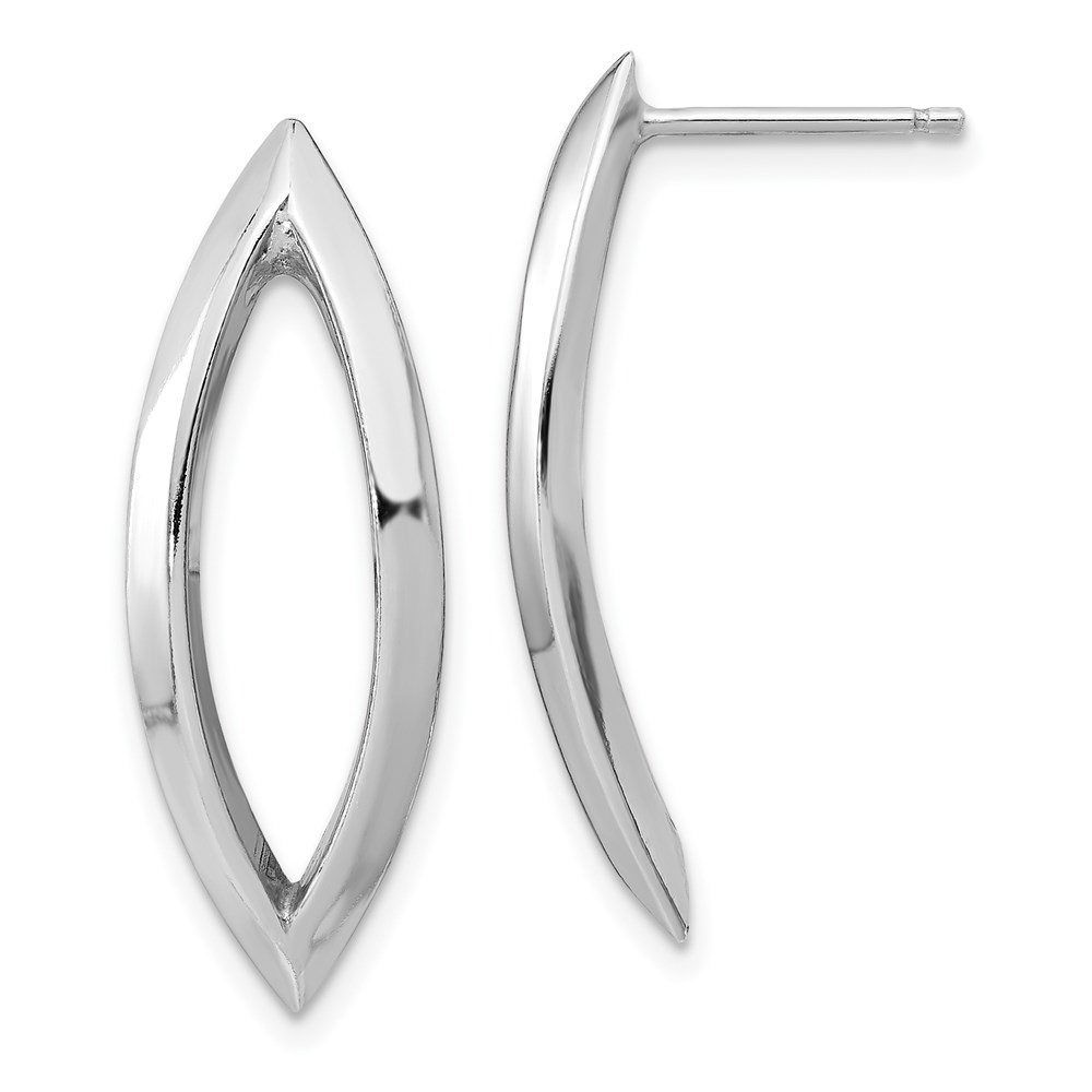 Sterling Silver Polished Earrings Brummitt Jewelry Design Studio LLC Raleigh, NC