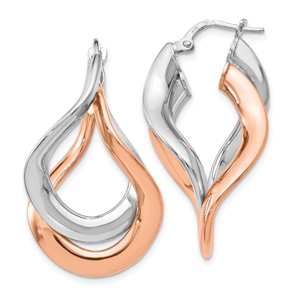 Gold-Plated Sterling Silver Hoop Earrings Brummitt Jewelry Design Studio LLC Raleigh, NC