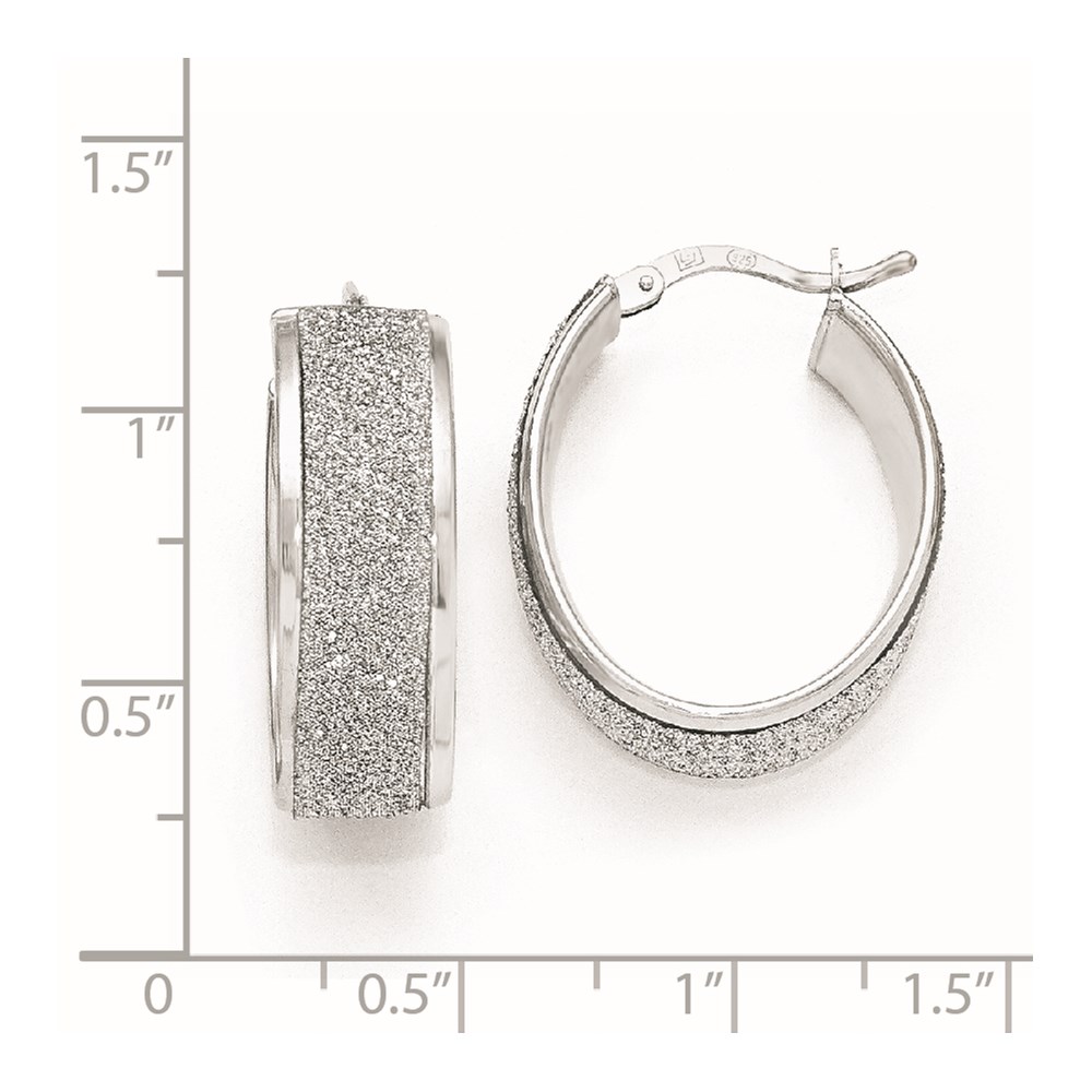 Sterling Silver Hoop Earrings Image 3 Brummitt Jewelry Design Studio LLC Raleigh, NC