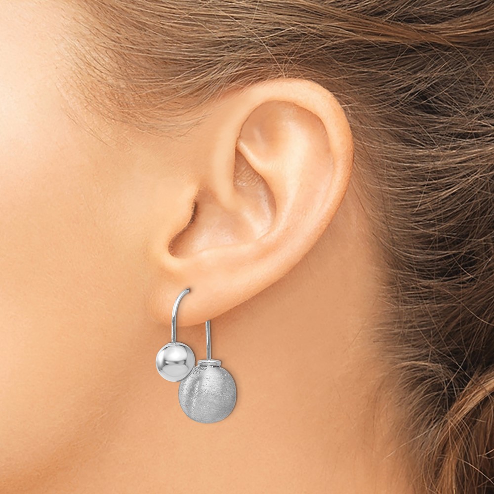 Sterling Silver Polished Earrings Image 3 Brummitt Jewelry Design Studio LLC Raleigh, NC