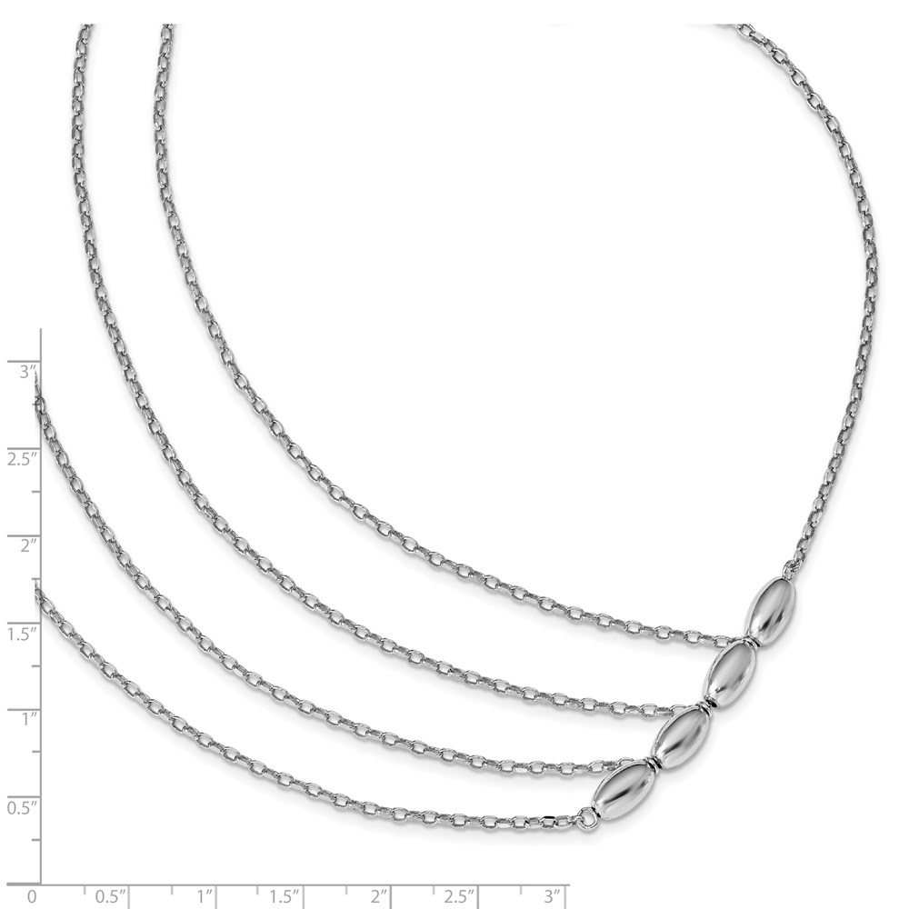 Sterling Silver Polished Necklace Image 5 Brummitt Jewelry Design Studio LLC Raleigh, NC