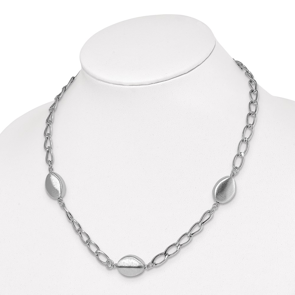 Sterling Silver Polished Necklace Image 3 Brummitt Jewelry Design Studio LLC Raleigh, NC