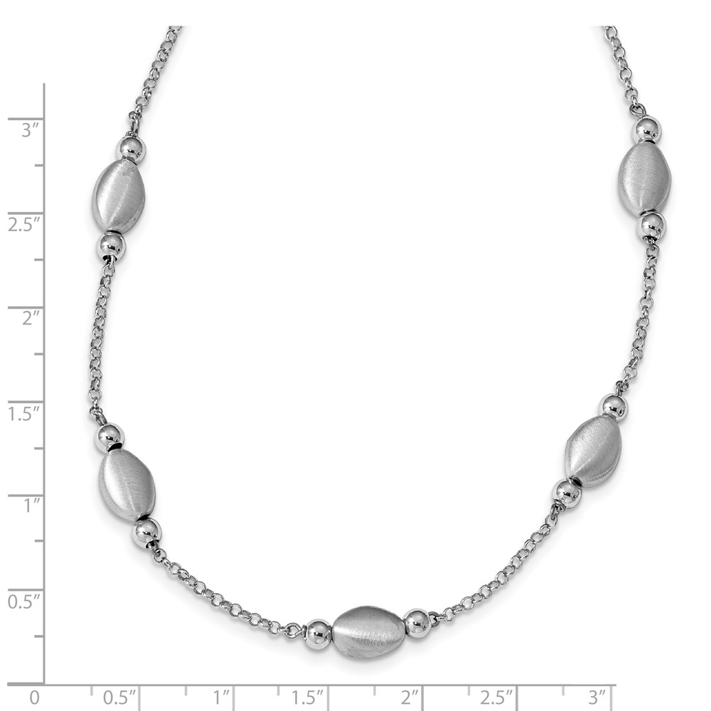 Sterling Silver Polished Necklace Image 4 Brummitt Jewelry Design Studio LLC Raleigh, NC
