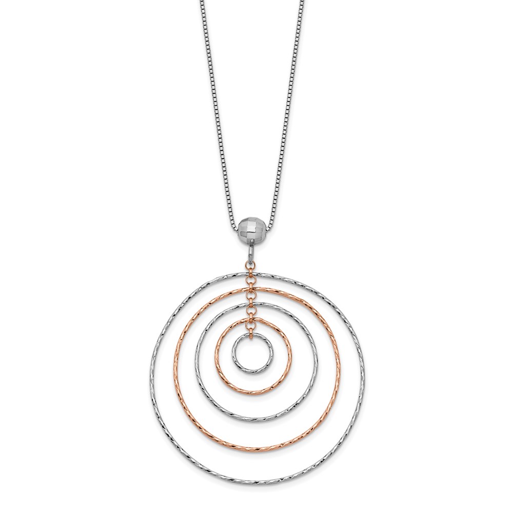 Rose Gold-Plated Sterling Silver Necklace Brummitt Jewelry Design Studio LLC Raleigh, NC