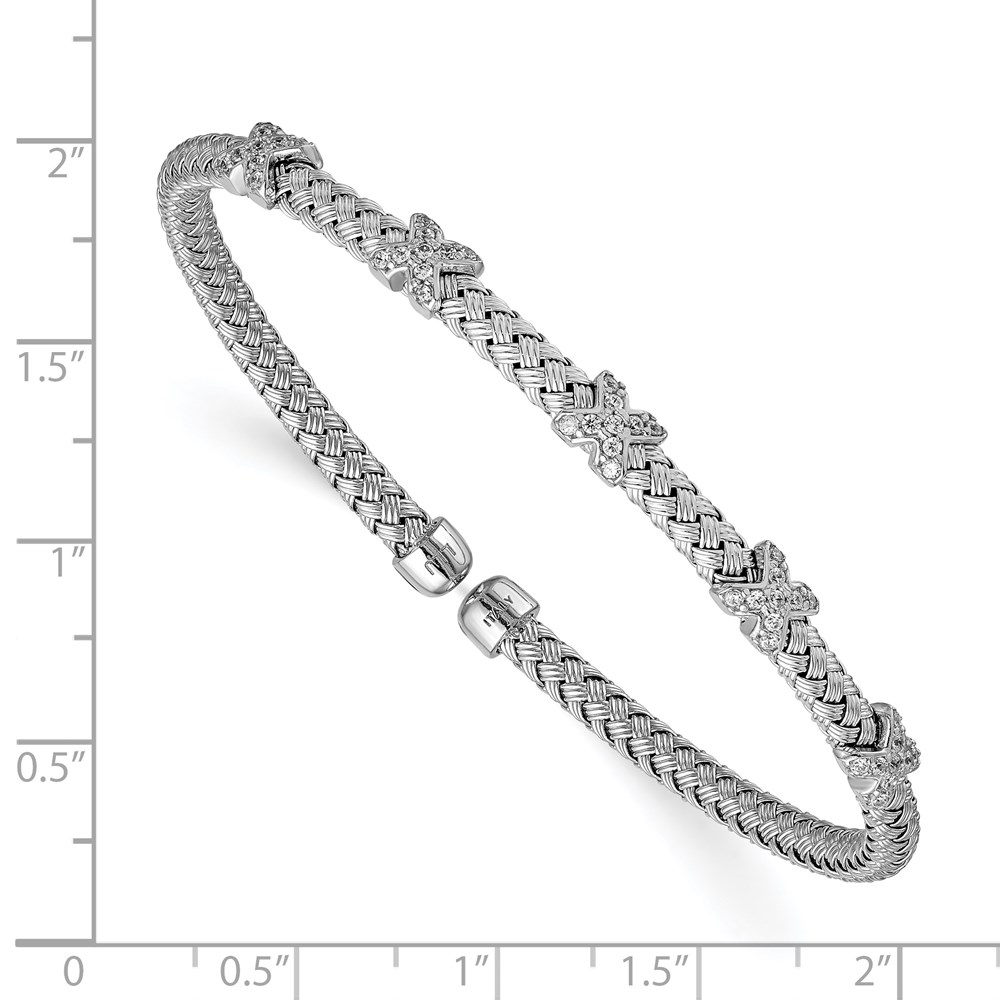 Sterling Silver Polished Cuff Bracelet Image 2 Brummitt Jewelry Design Studio LLC Raleigh, NC
