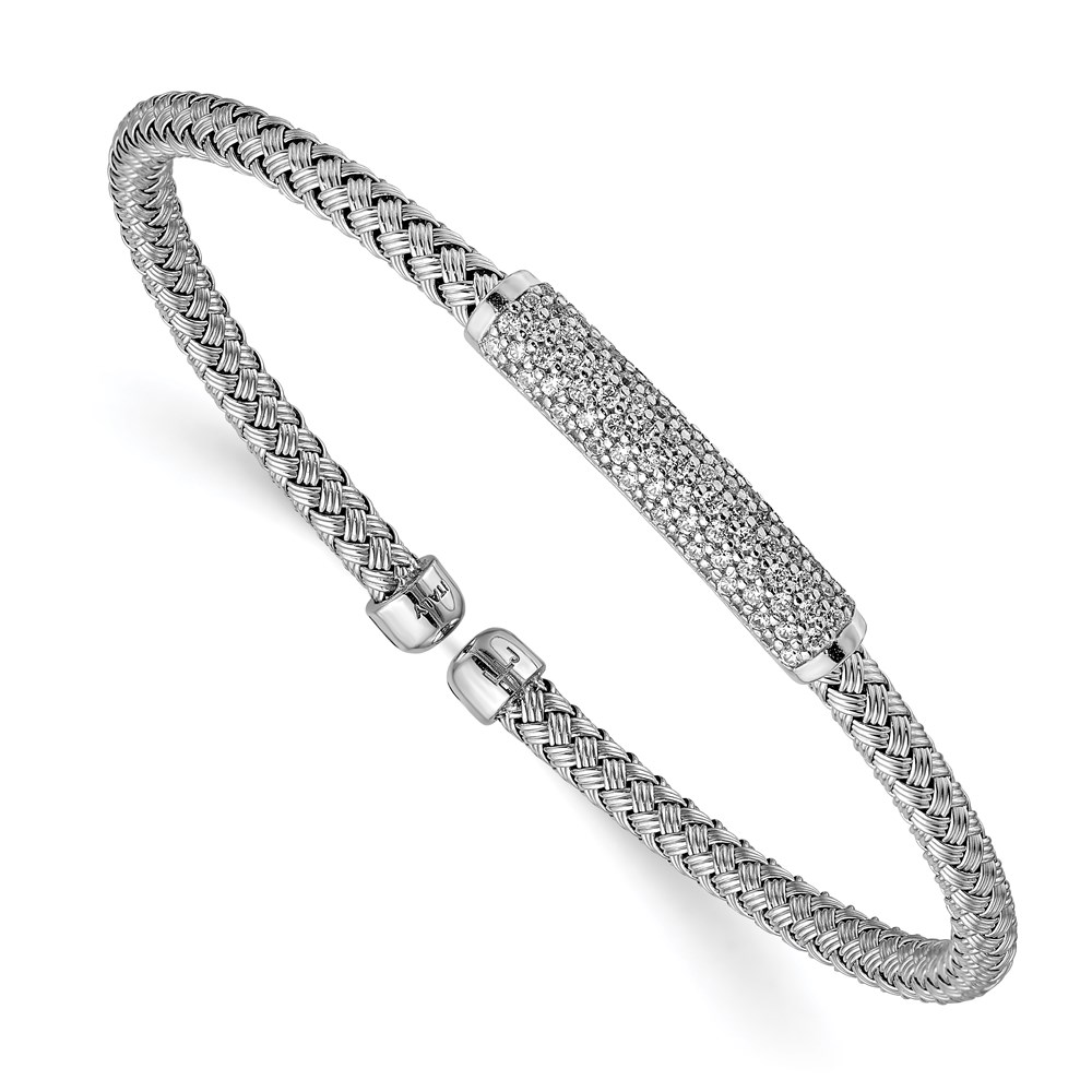 Sterling Silver Polished Cuff Bracelet Raleigh Diamond Fine Jewelry Raleigh, NC