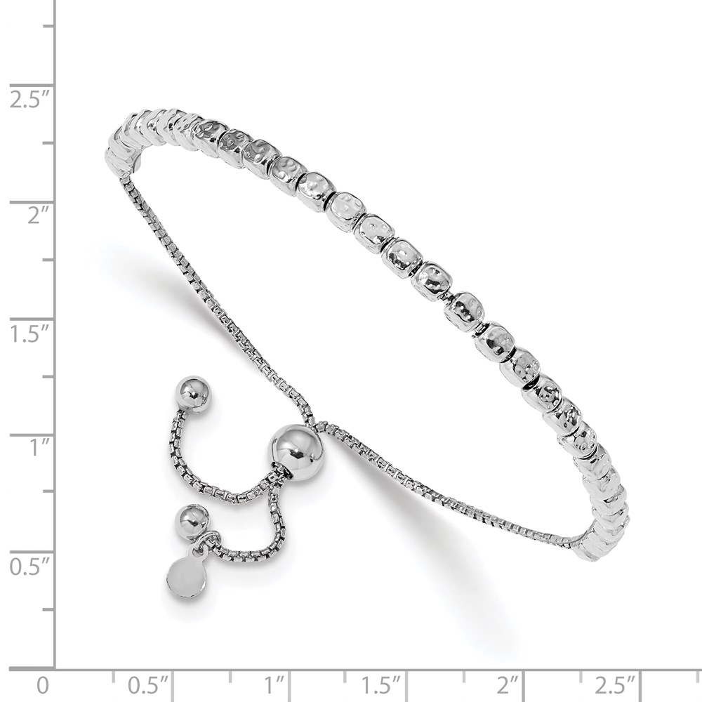Sterling Silver Textured Bracelet Image 2 Brummitt Jewelry Design Studio LLC Raleigh, NC