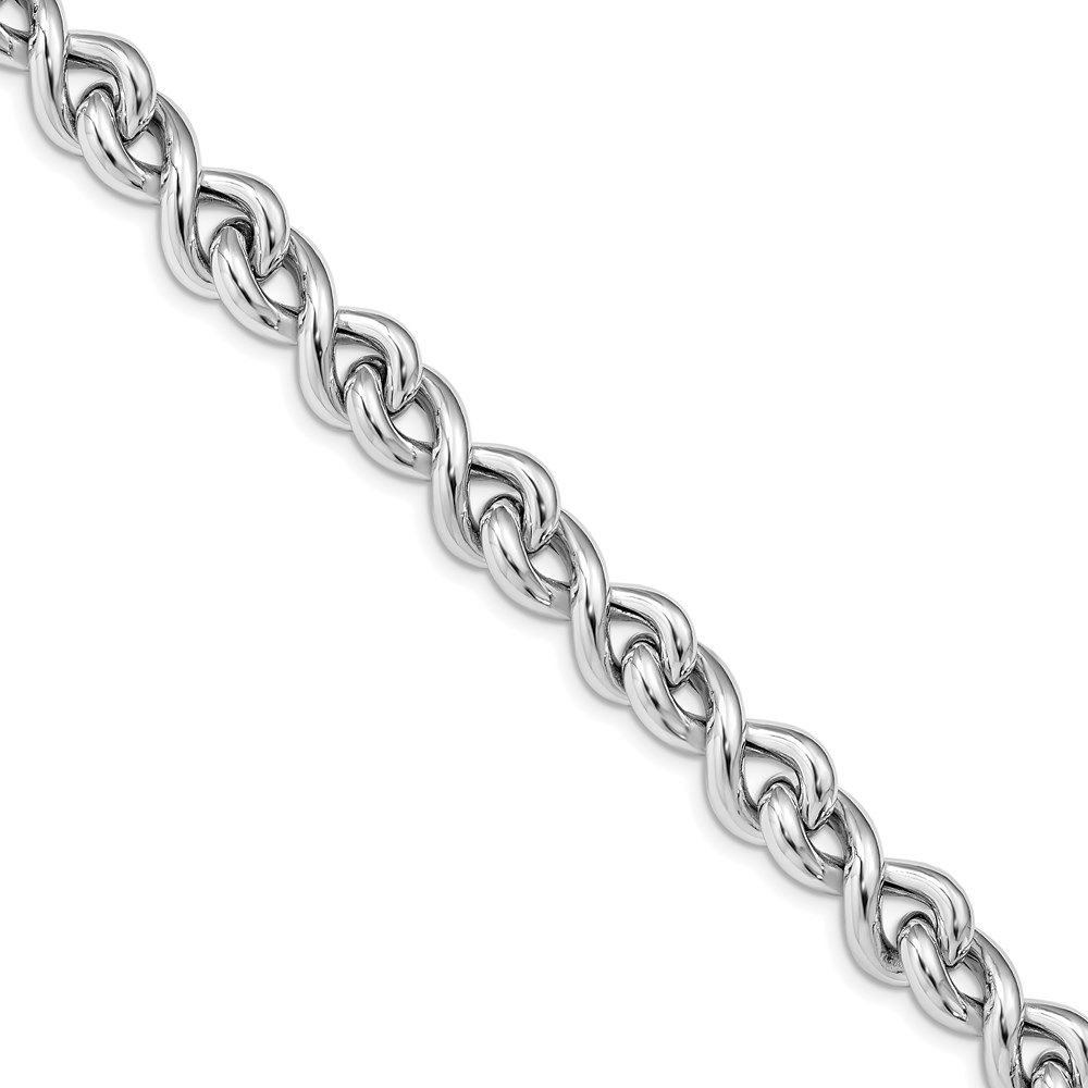 Sterling Silver Polished Link Bracelet Brummitt Jewelry Design Studio LLC Raleigh, NC