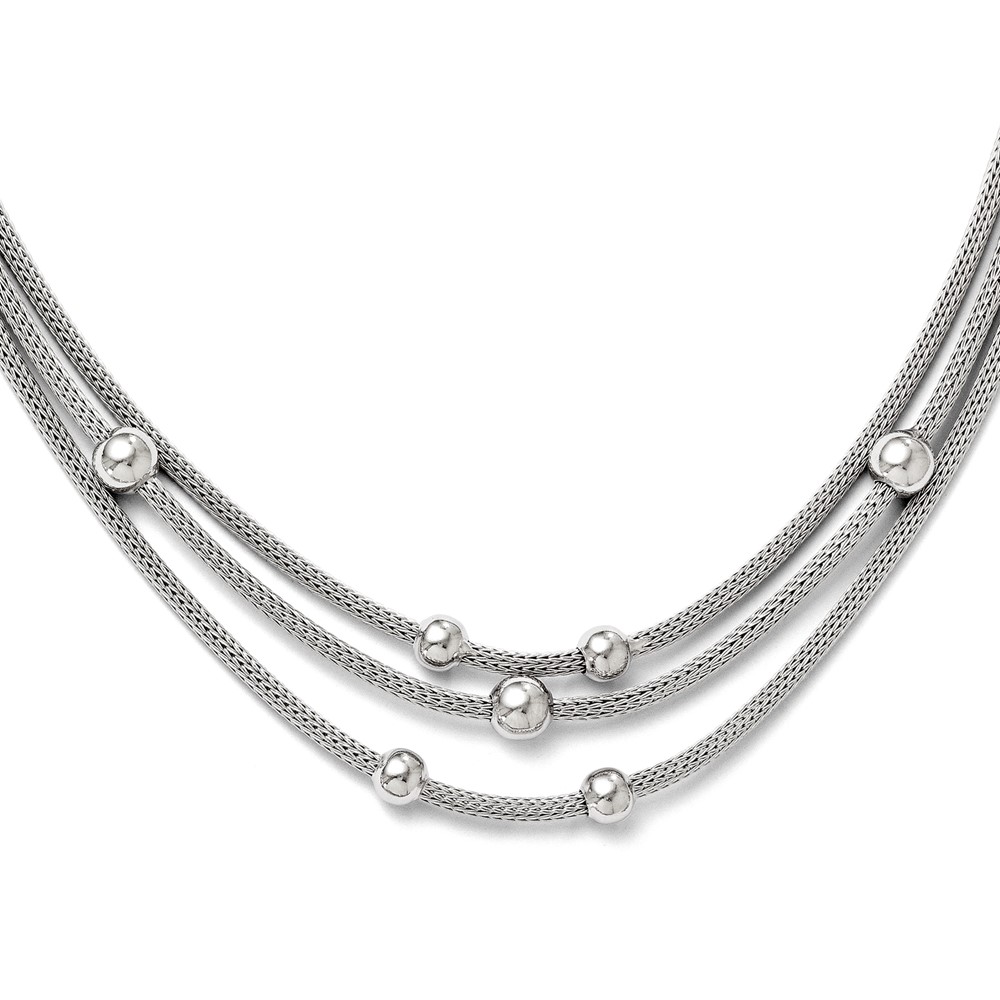 Sterling Silver Polished Necklace Brummitt Jewelry Design Studio LLC Raleigh, NC