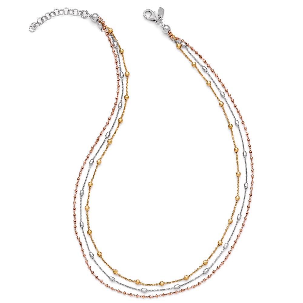 Gold-Plated Sterling Silver Necklace Image 2 Lennon's W.B. Wilcox Jewelers New Hartford, NY