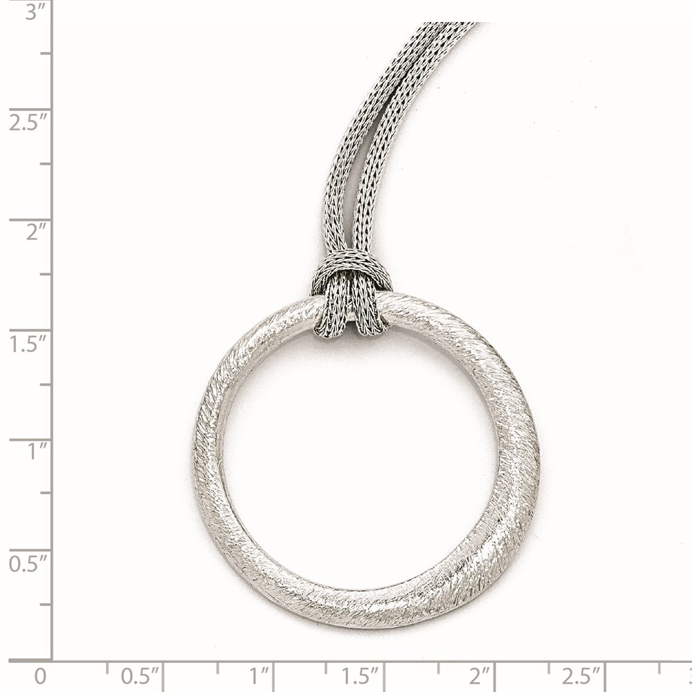 Sterling Silver Textured Necklace Image 3 Brummitt Jewelry Design Studio LLC Raleigh, NC