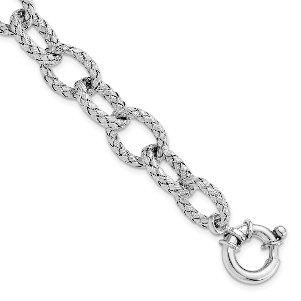Leslie S Sterling Silver Link Bracelet Qlf532 7 5 Ss Orlando Karadema Inc Orlando Fl Leslie S Sterling Silver Link Bracelet Qlf532 7 5 Ss Orlando Karadema Inc Orlando Fl