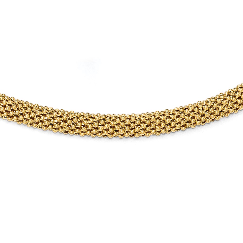 Gold-Tone Sterling Silver Polished Necklace Brummitt Jewelry Design Studio LLC Raleigh, NC