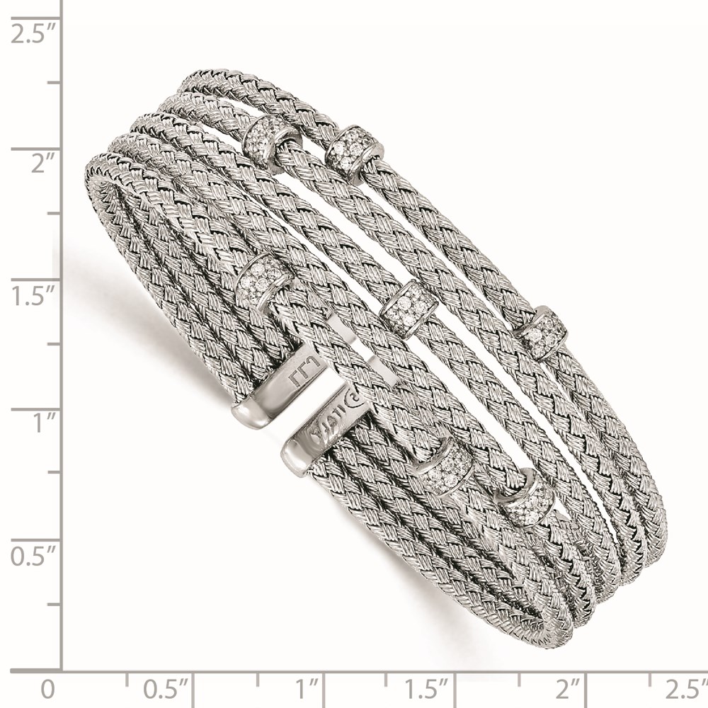 Sterling Silver Cuff Bracelet Image 3 Brummitt Jewelry Design Studio LLC Raleigh, NC