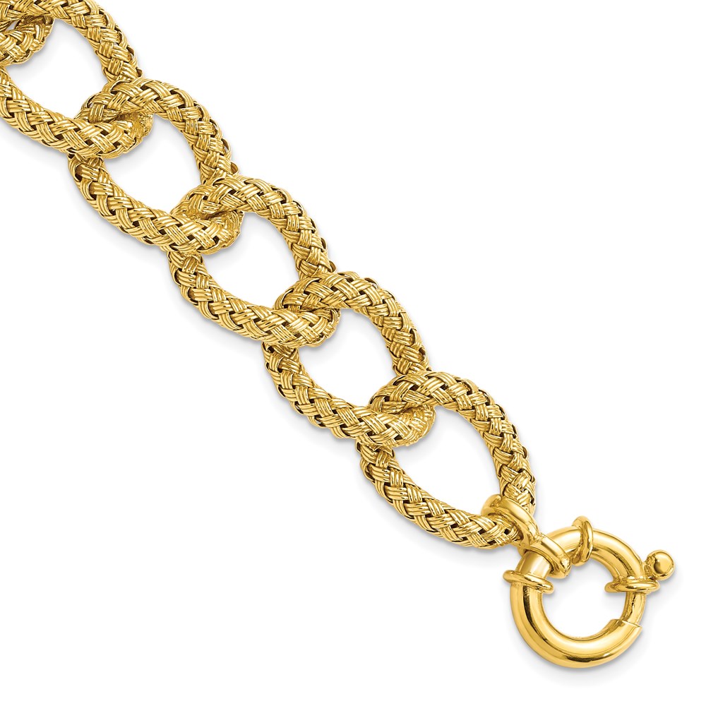 Gold Polished Plated Bracelet Brummitt Jewelry Design Studio LLC Raleigh, NC